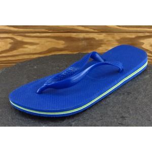 Havaianas‎ Size 41-42 M Blue Flip Flop Synthetic Men Shoes